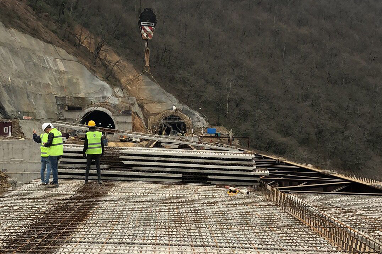 Tbilisi E60 Highway Project Rikoti – Khevi  Section(F1), Bridge Construction Works